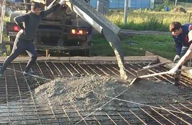Бетон для плитного фундаменту