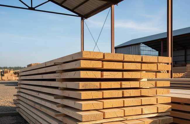 Как правильно хранить пиломатериалы
