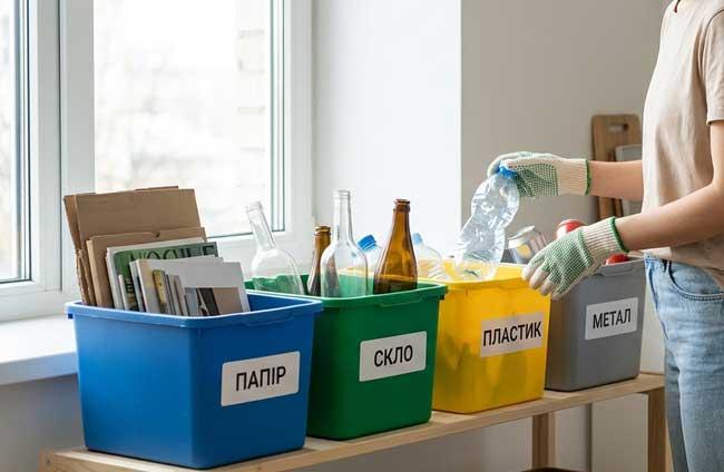 Як правильно утилізувати сміття: сортування та переробка