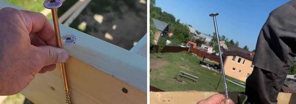 Кріплення крокв до мауерлату