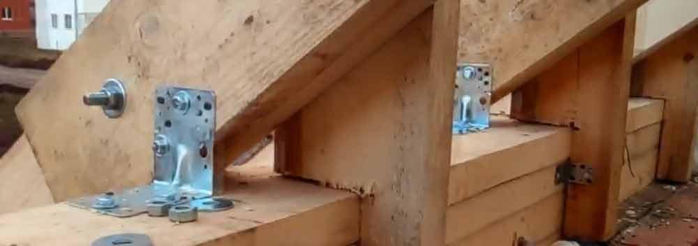 Кріплення крокв до мауерлату