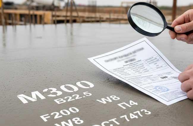 Маркування бетону – що означають літери і цифри