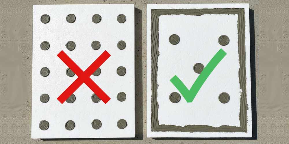 Помилки при утепленні пінопластом