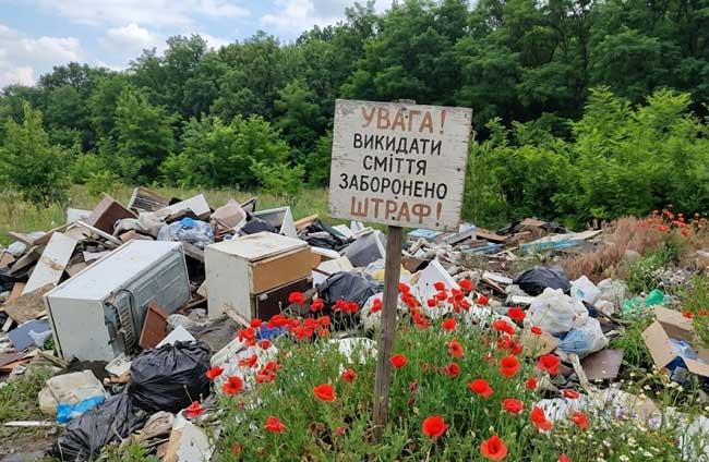 Штраф за вивезення будівельного сміття
