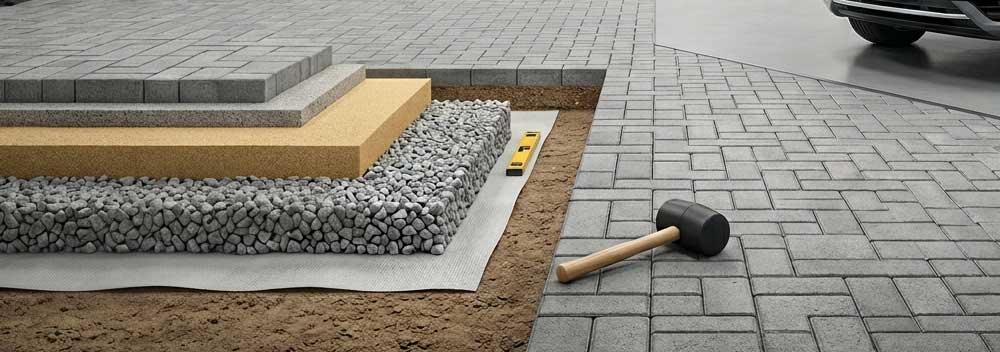 Тротуарна плитка у гараж