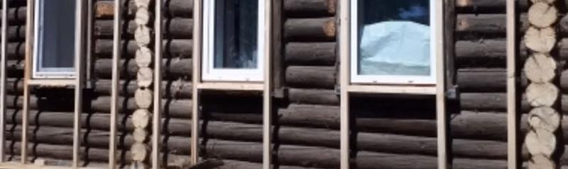 утепление фасада деревянного дома
